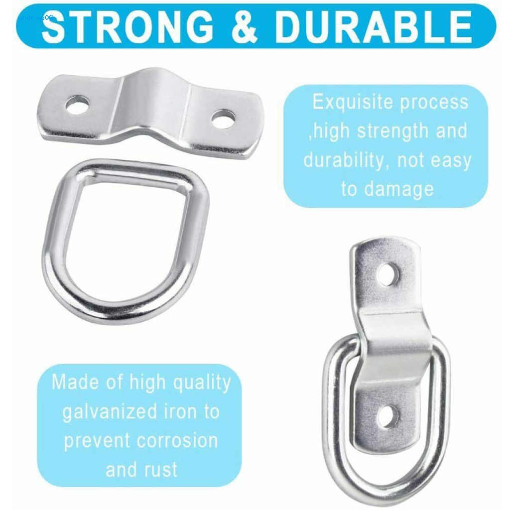 Set 10 Bu Lông Chữ D Mini Chống Rỉ Sét Thay Thế Trực Tiếp Dành Cho Xe Tải