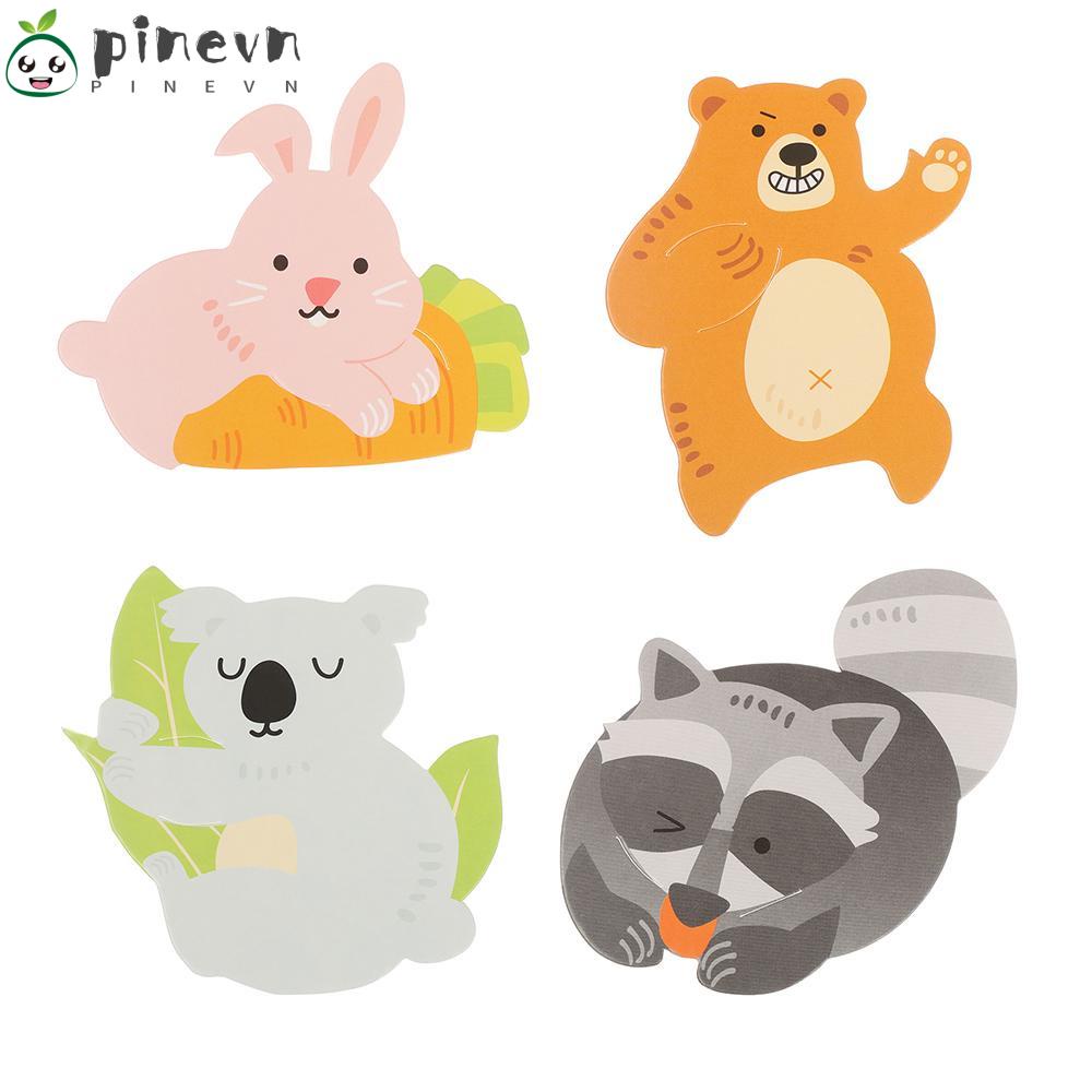 Set 50 Thiệp Kẹo Hình Gấu Koala / Thỏ Đáng Yêu