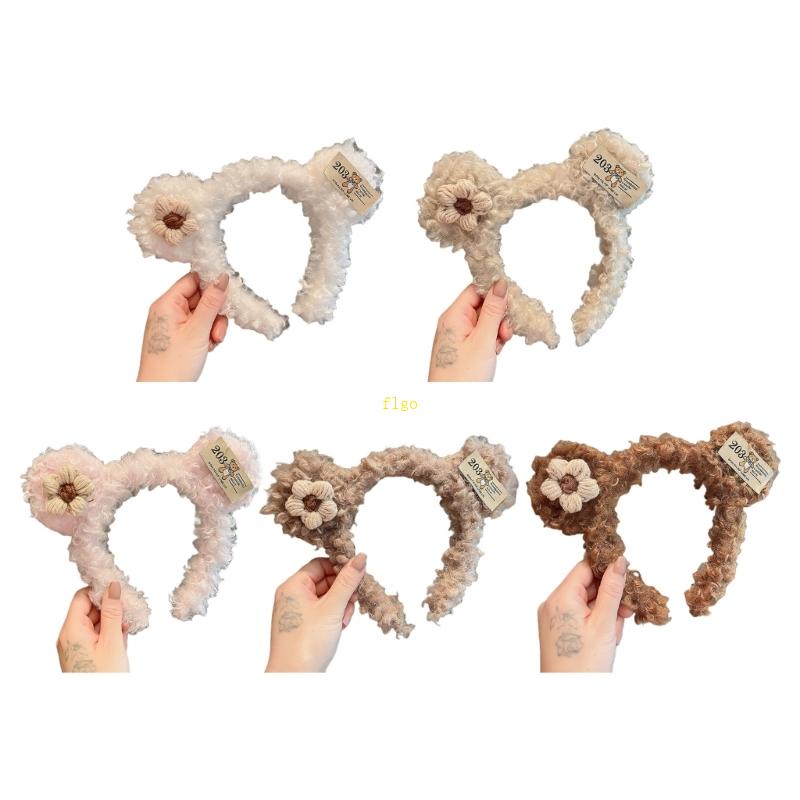 Băng Đô Tai Gấu Bông Mềm Mại Dùng Rửa Mặt / Trang Trí Tiệc Giáng Sinh