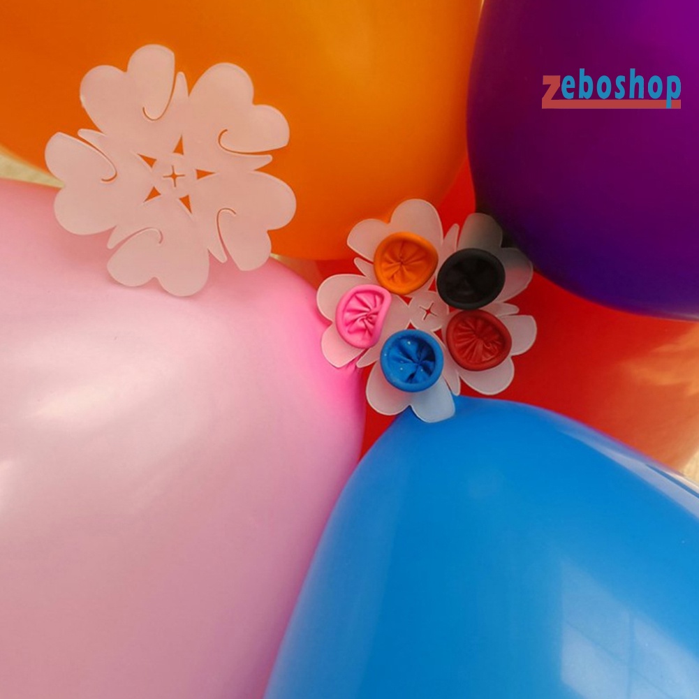 Set 10 Giá Đỡ Bong Bóng Hình Bông Hoa Độc Đáo Trang Trí Tiệc Cưới / Sinh Nhật