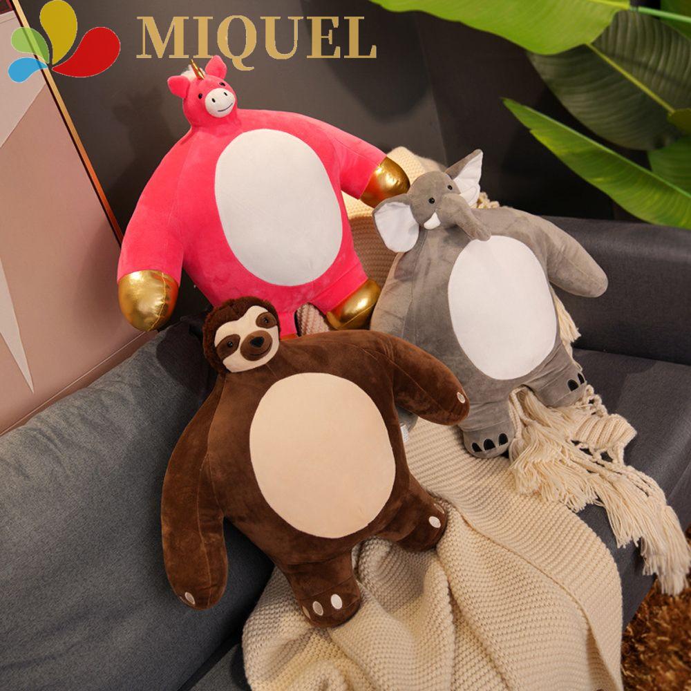 Thú Nhồi Bông Mềm Mại Hình Động Vật Đáng Yêu Cho Bé