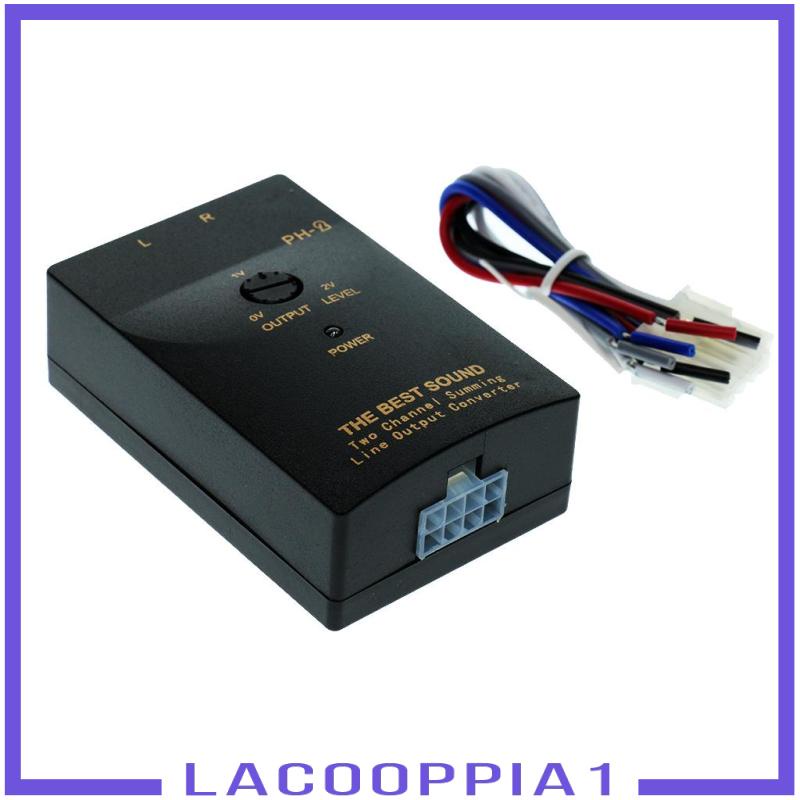 (Lacooppia1) Bộ Chuyển Đổi Âm Thanh RCA Cao Sang Đầu Ra Thấp + Dây Cáp