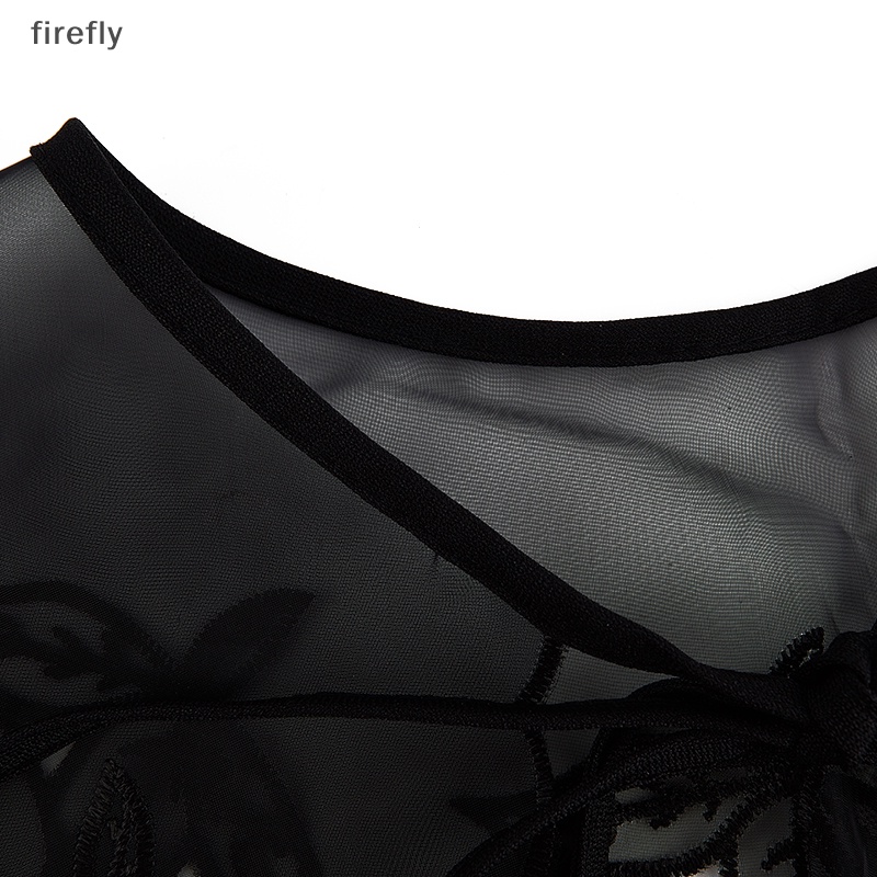 [firefly] Cổ Áo Búp Bê Vải Ren Giả Đeo Vai Có Thể Tháo Rời Cho Nữ