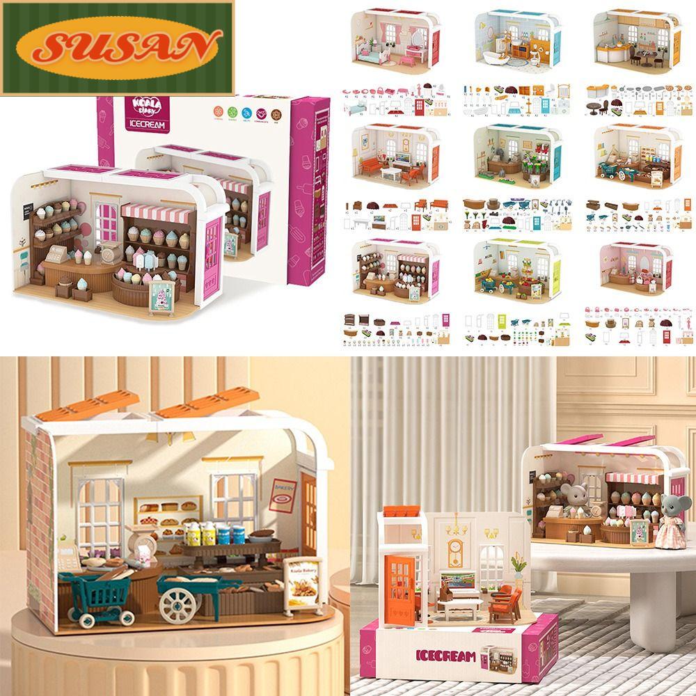 SUSANS Mô Hình Bàn Ghế Mini Trang Trí Nhà Búp Bê