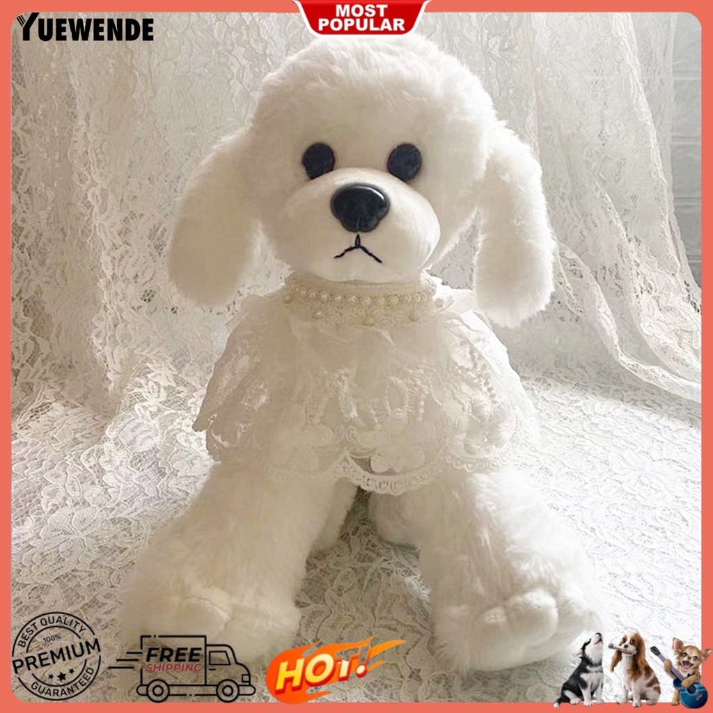 Yếm Đeo Cổ Thêu Hoa Đính Ngọc Trai Giả Xinh Xắn Cho Thú Cưng