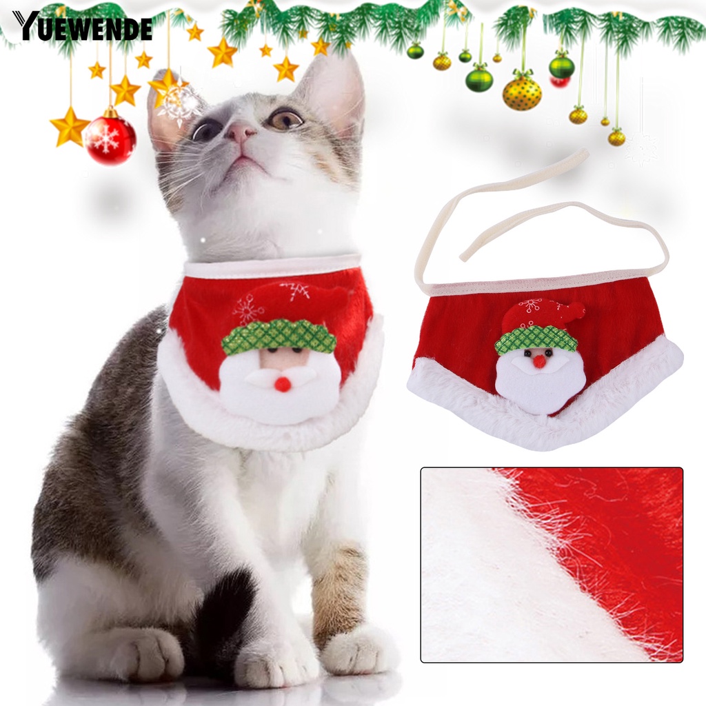 Yq.e Khăn Yếm Tam Giác In Họa Tiết Hoạt Hình Giữ Ấm Mùa Đông Cho Thú Cưng