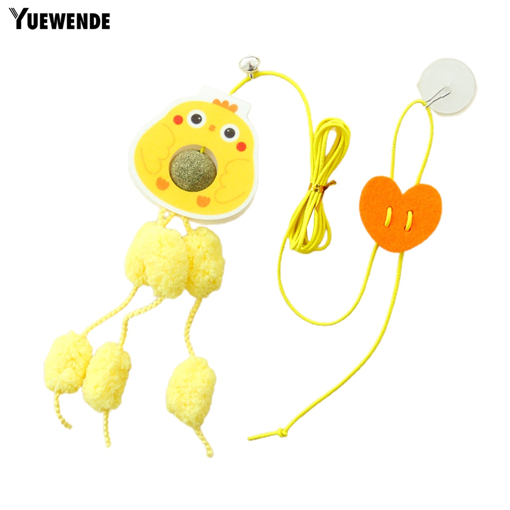 Đồ Chơi YQ.E Dạng Cốc Hút Có Độ Co Giãn Cao Vui Nhộn Treo Trong Nhà Cho Mèo Cưng