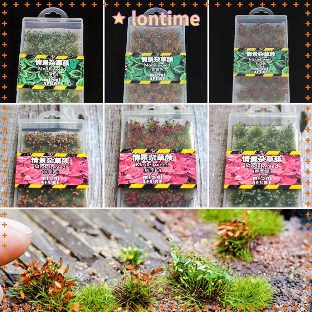 Mô Hình Lắp Ráp Tàu Lửa LONTIME Mini Nhiều Màu Sắc Trang Trí Tiểu Cảnh Mate