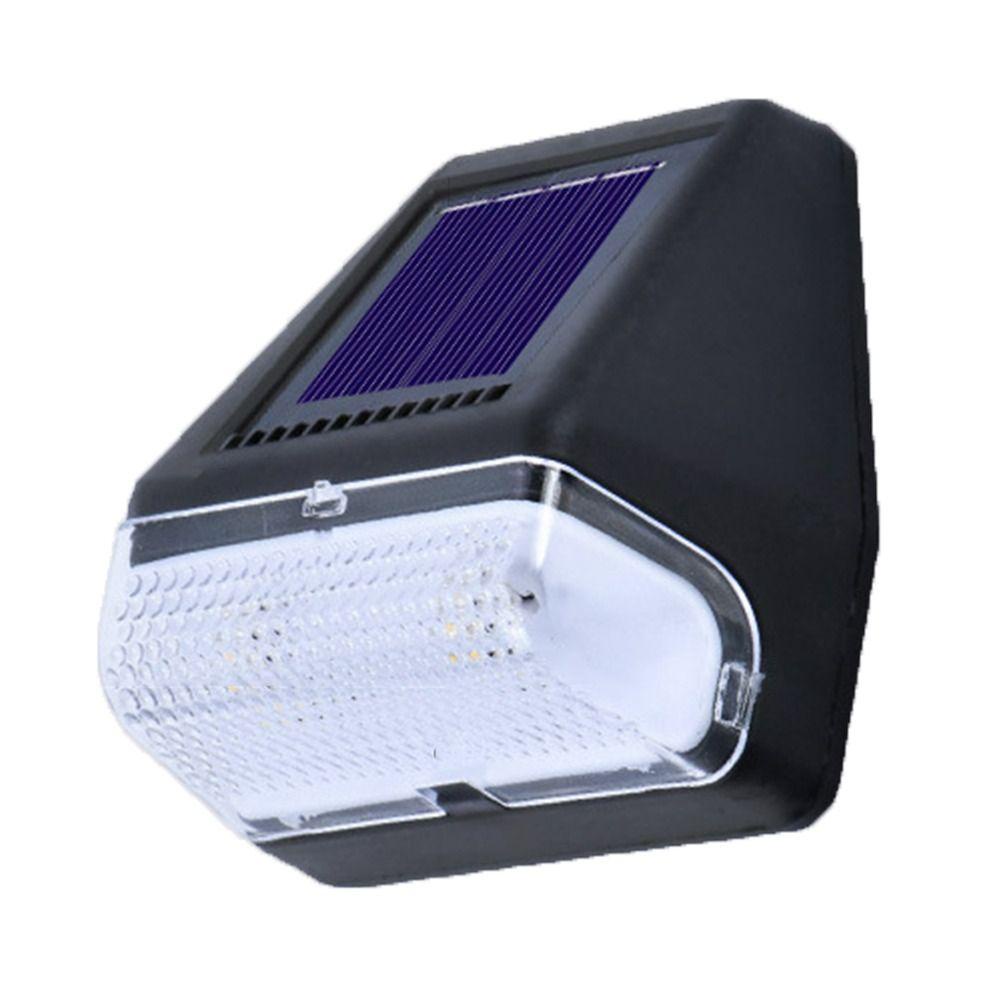 Đèn LED Năng Lượng Mặt Trời Ánh Sáng Trắng Ấm Chống Thấm Nước Màu Đen Cho Sân Vườn