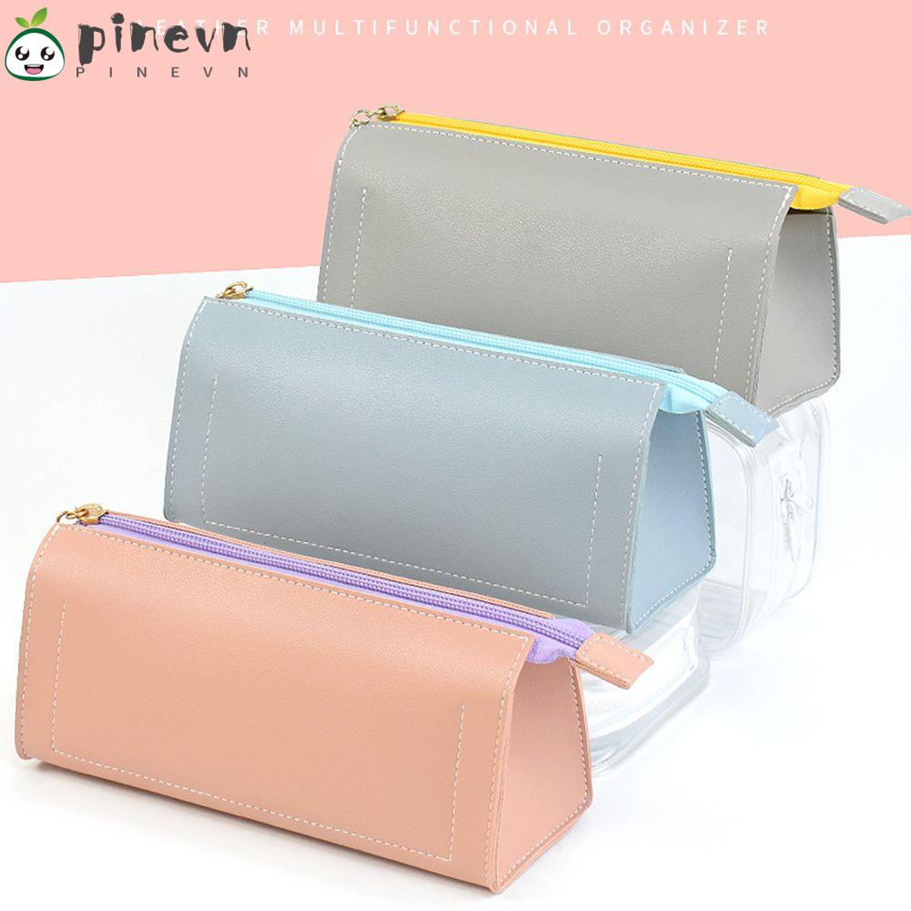 Túi Da Pu Đựng Cọ Trang Điểm Tiện Lợi