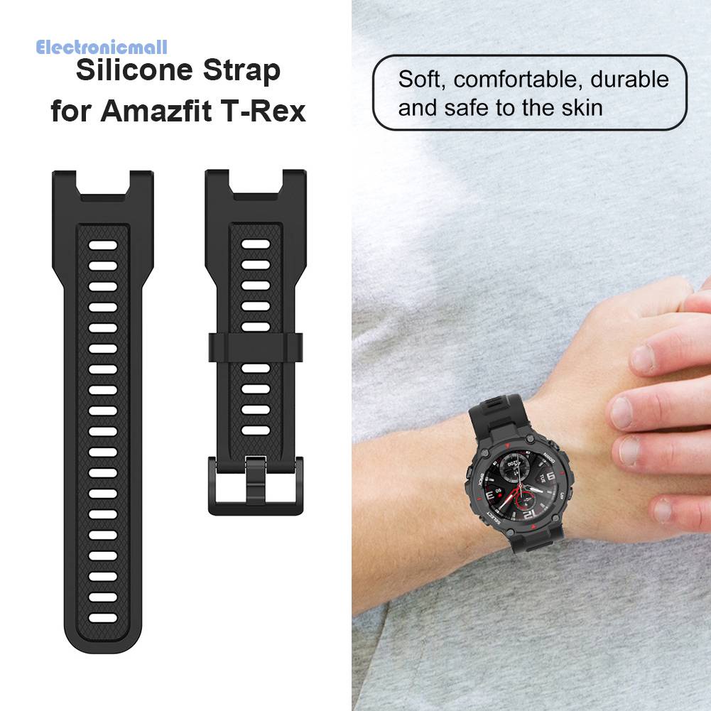 Dây Đeo Silicon Thay Thế Cho Đồng Hồ Thông Minh Huami Amazfit T-Rex Pro / Amazfit T-Rex01.vn