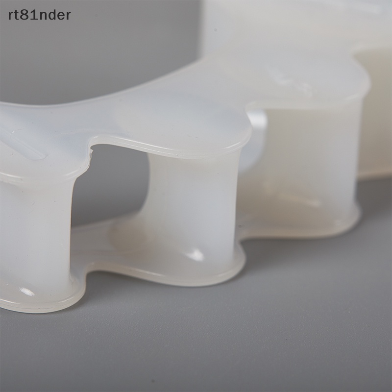 1 Cặp Đệm Silicone Cứng Chỉnh Hình Ngón Chân Cái 3 Lỗ
