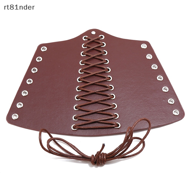 Rt Vòng Tay Giả Da Bản Rộng Cột Dây Hóa Trang Phong Cách Steampunk Cho Nam Và Nữ