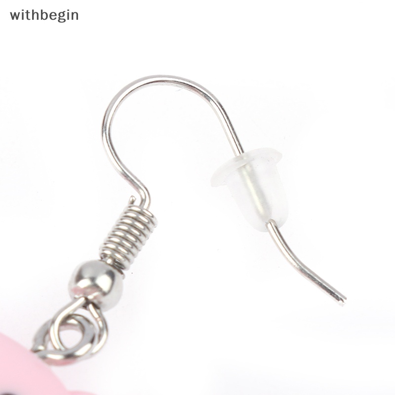 Bộ Khuyên Tai Hình Học / Trái Tim / Bướm Nhiều Màu Dễ Thương Thời Trang Cho Nữ