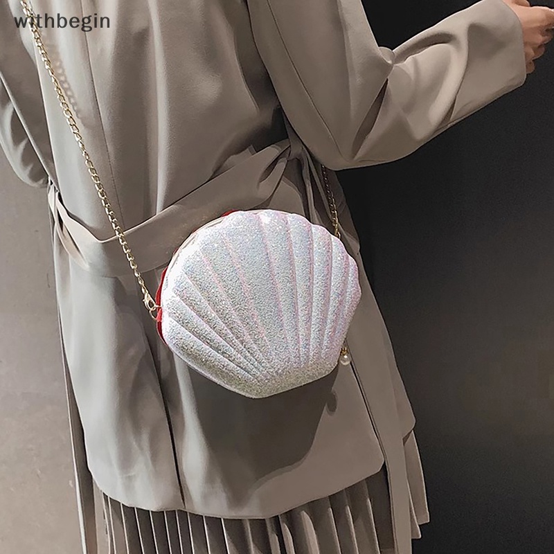 Túi Đeo Chéo Mini Đính Hạt Ngọc Trai Lấp Lánh Thời Trang Dự Tiệc Cho Nữ