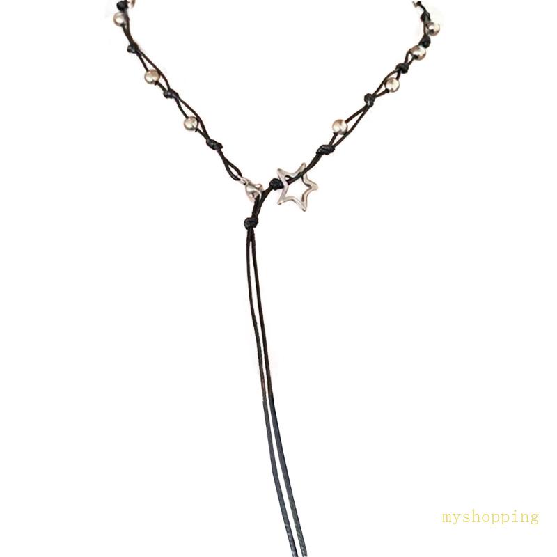 Vòng Cổ Choker Hình Ngôi Sao Năm Cánh Phong Cách Gothic