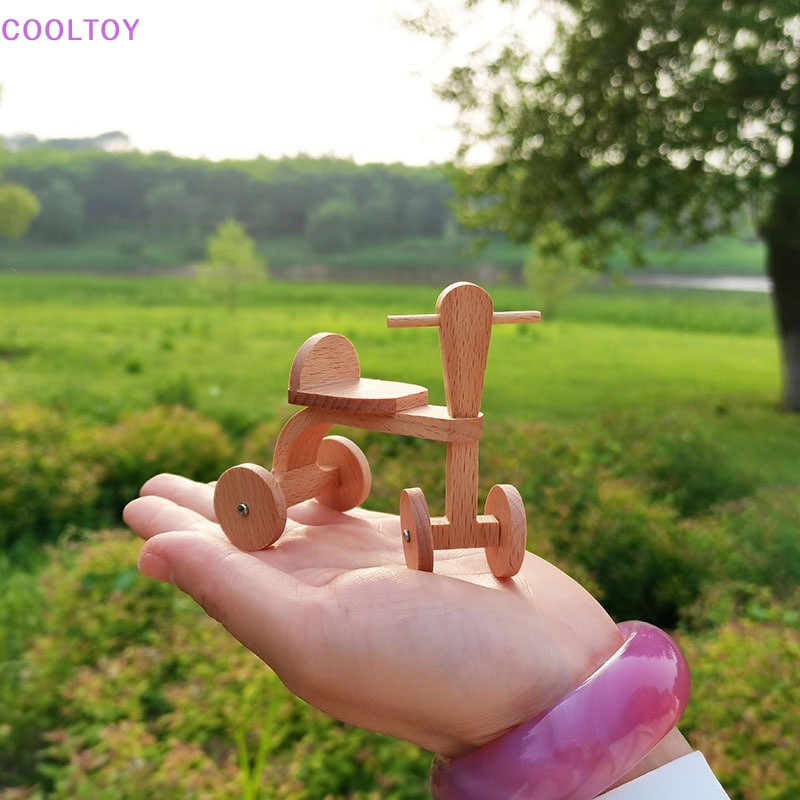 Cooltoy Mô Hình Xe Ba Bánh Có Thể Xoay Vòng Tỉ Lệ 1: 12 Trang Trí Nhà Búp Bê