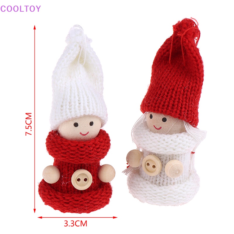 Búp Bê COOLTOY Mini Dễ Thương Dùng Trang Trí Giáng Sinh