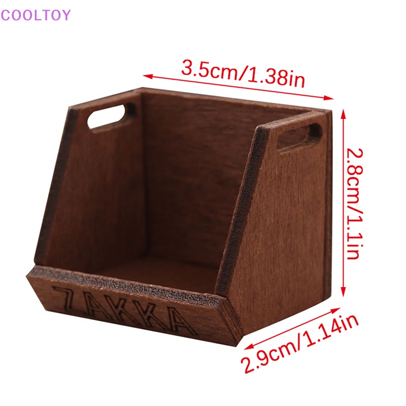 1 Giỏ Đựng Trái Cây / Thức Ăn Trang Trí Nhà Búp Bê Tỉ Lệ 1: 12