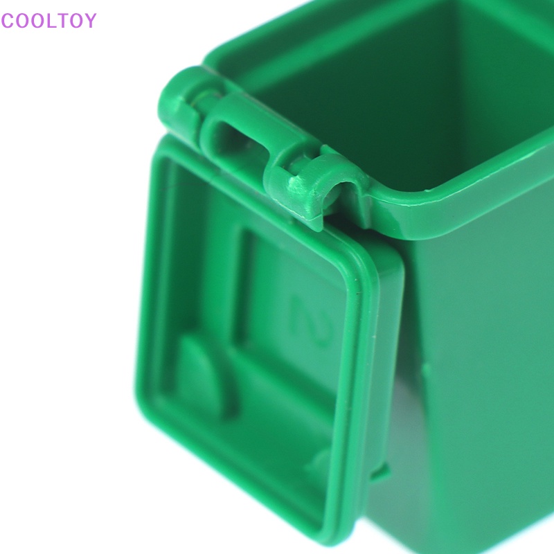 Bộ 5 Thùng Rác Mini Tỉ Lệ 1: 12 Trang Trí Nhà Búp Bê