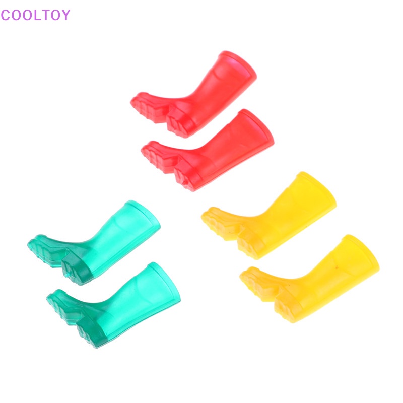 1 Đôi Bốt Cao Su Đi Mưa Mini Tỉ Lệ 1 / 12 Trang Trí Nhà Búp Bê