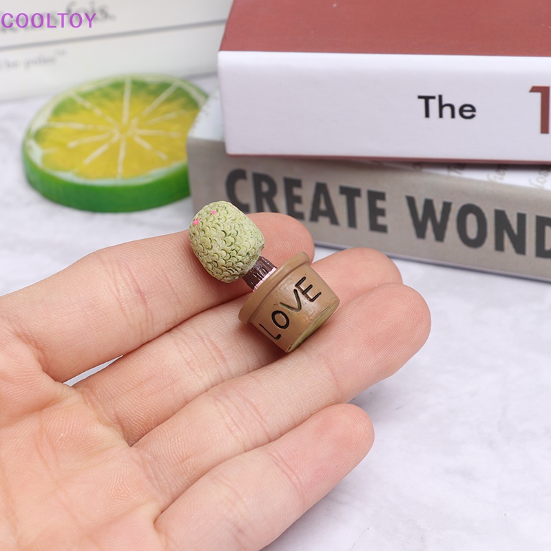 Set 5 Mô Hình Đồ Nội Thất Trong Chậu Dùng Để Trang Trí Nhà Búp Bê