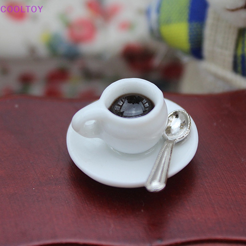 1 Cốc Uống Cà Phê / Thức Ăn Trang Trí Nhà Búp Bê