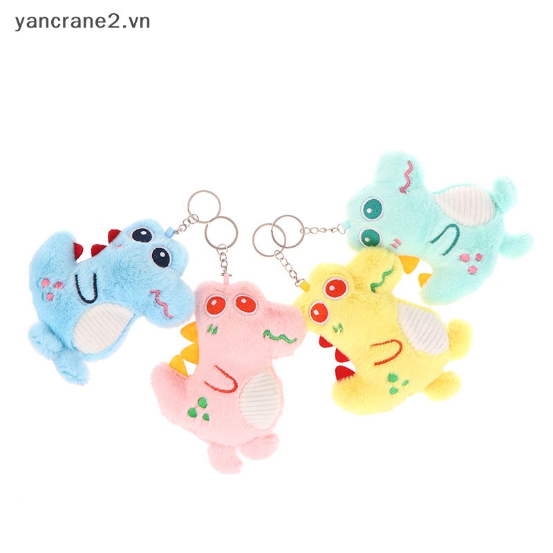 Búp Bê Nhồi Bông Hình Khủng Long Mềm Mại 12CM Treo Móc Khóa / Ba Lô / Túi Xách Trang Trí Quà Tặng Cho Bé {yancrane2.vn}