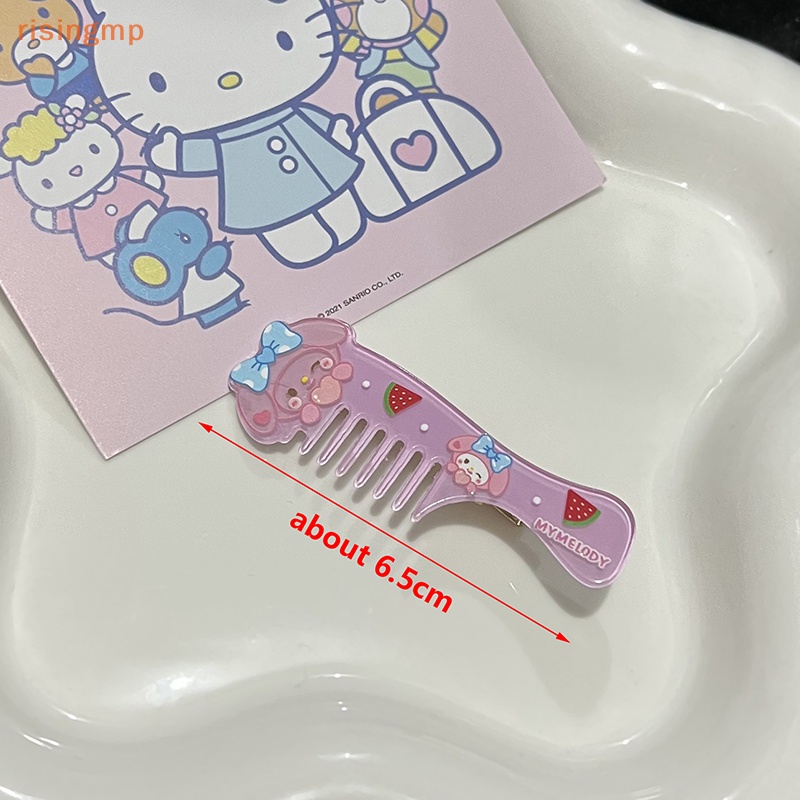 SANRIO Kẹp Tóc Hình Kuromi Hoạt Hình Dễ Thương Cho Nữ
