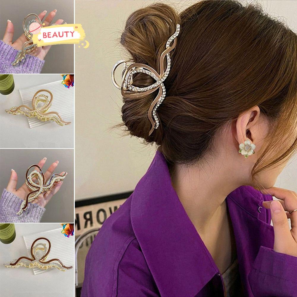 Kẹp Tóc Càng Cua Kim Loại Thời Trang Cho Nữ