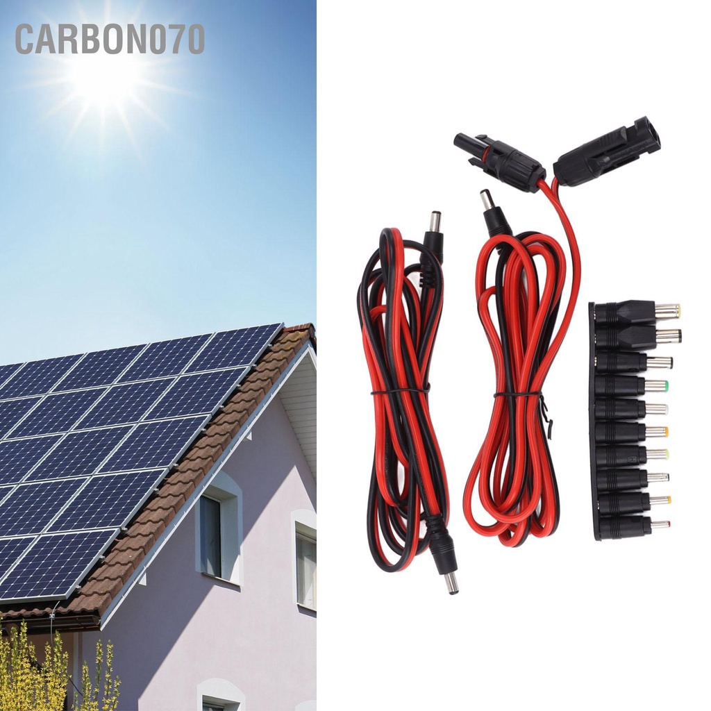 Carbon070 Dây cáp năng lượng mặt trời mở rộng PVC Bộ điều hợp dây với đầu nối nam nữ