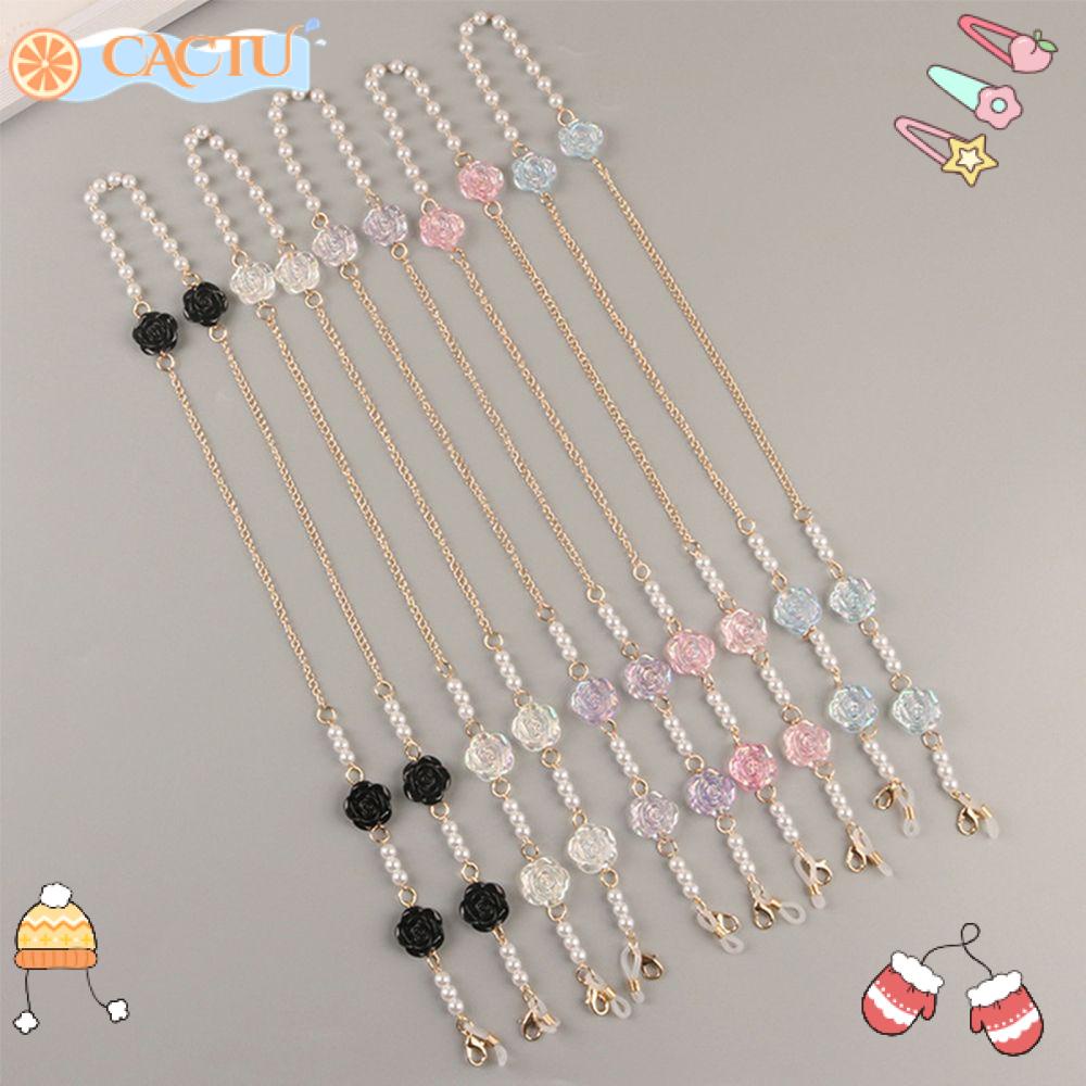 Dây Đeo Mắt Kính Họa Tiết Hoa Hồng Kiểu Đạo Hồi Thời Trang