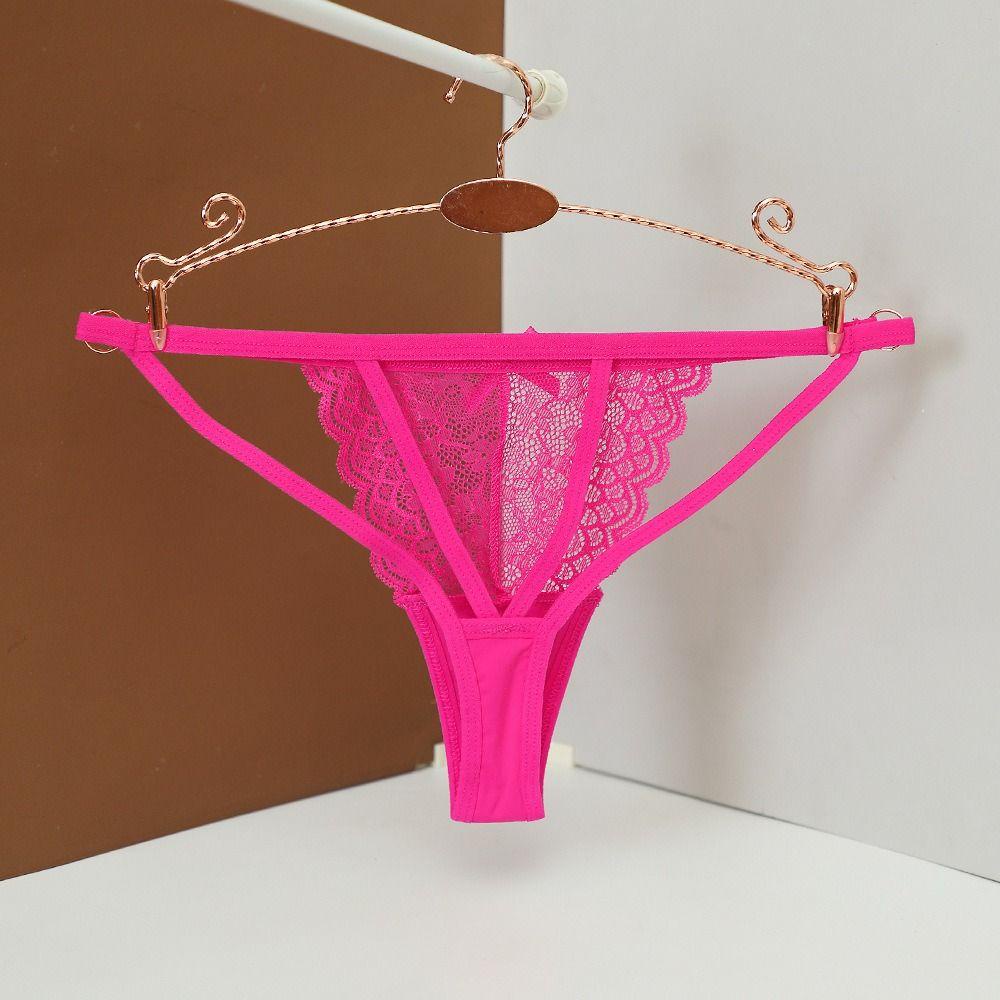 Quần Lót Ren Dây Mảnh Lưng Thấp Gợi Cảm Cho Nữ