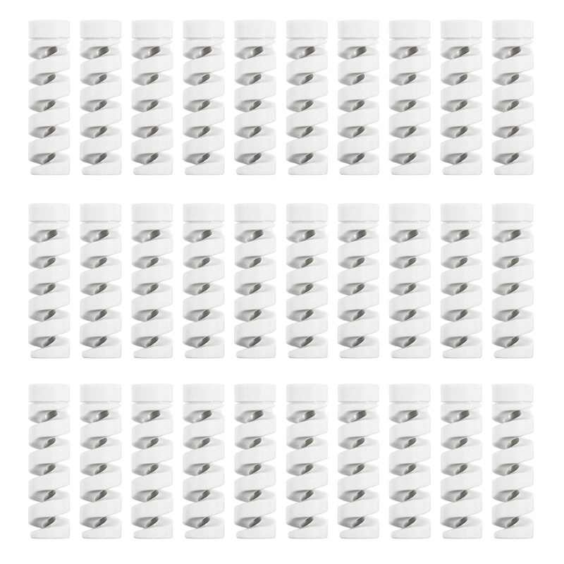 QQ Bộ 30 Vỏ Bọc Bảo Vệ Dây Cáp Sạc Bằng Silicon Dẻo Tiện Dụng Sa