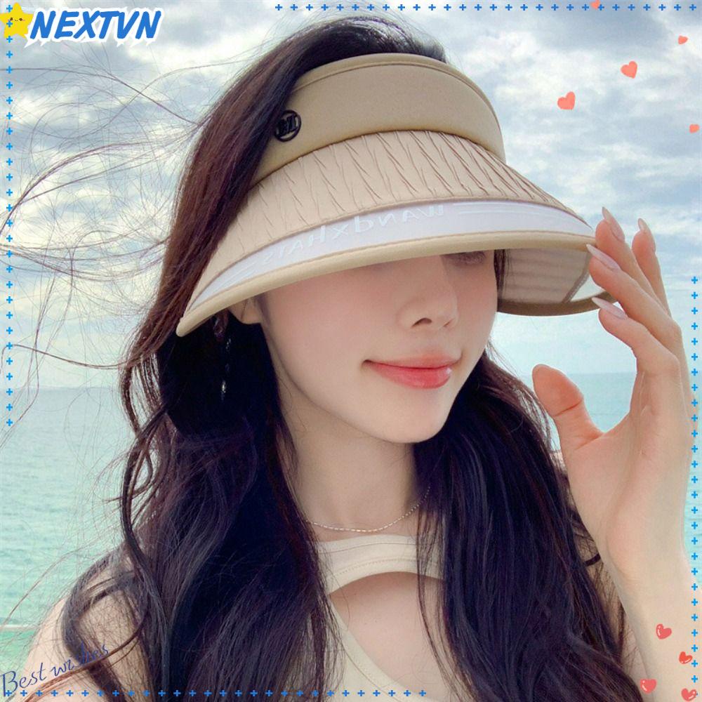 Mũ Bucket Hở Chóp Chống Tia UV Thời Trang Cá Tính Cho Nữ