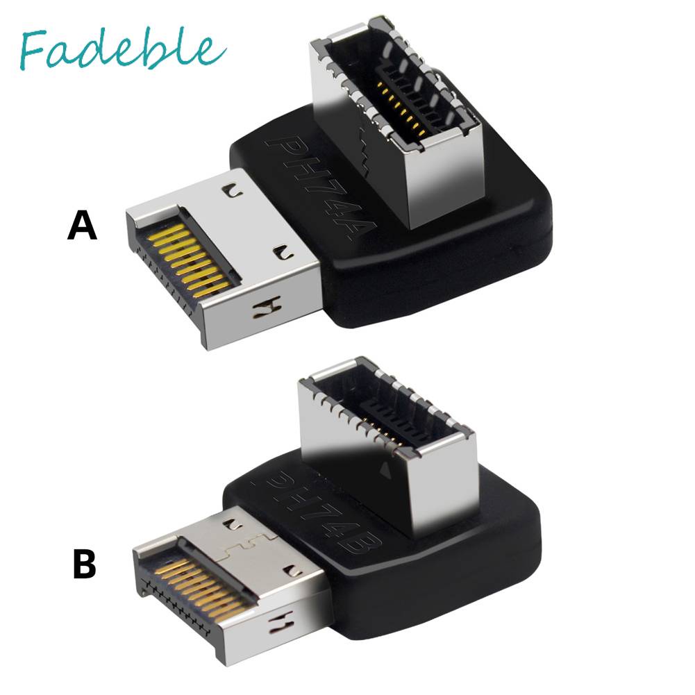 Bộ Chuyển Đổi USB 3.1 Type E 90 Độ Phía Trước USB C Cho Bo Mạch Chủ PC