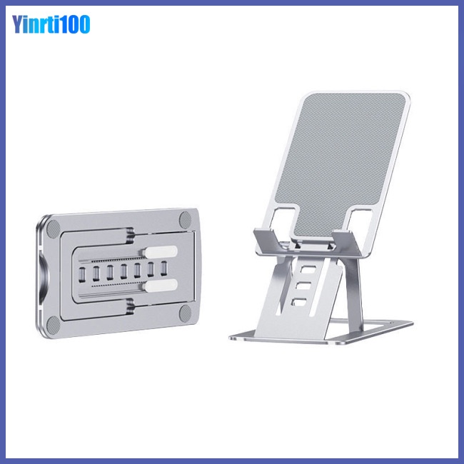 Giá Đỡ Máy Tính Bảng Bằng Hợp Kim Nhôm Gấp Gọn Linh Hoạt Chống Trượt Cho Iphone 13 12