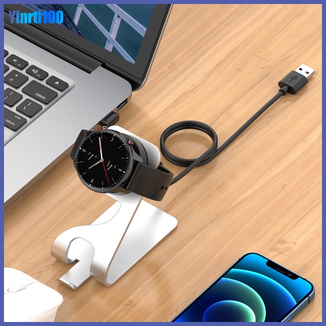 Đế Sạc Yinrti Bằng Hợp Kim Nhôm Tương Thích Với Huami Amazfit Bip3 Gen2