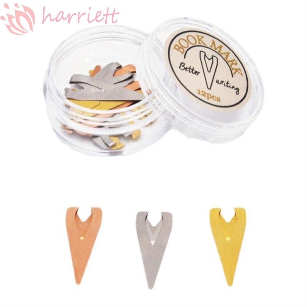 Kẹp Kim Loại Mini Đánh Dấu Trang Sách Tiện Dụng