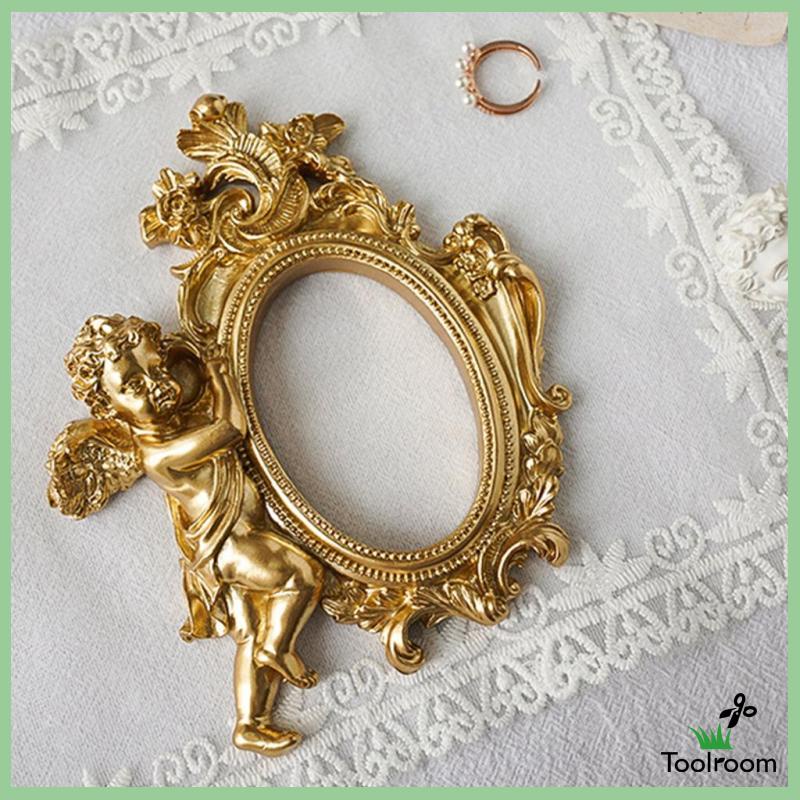 Khuôn Làm Đạo Cụ Trang Trí Hình Oval Mini Bằng Nhựa Resin Kiểu Vintage