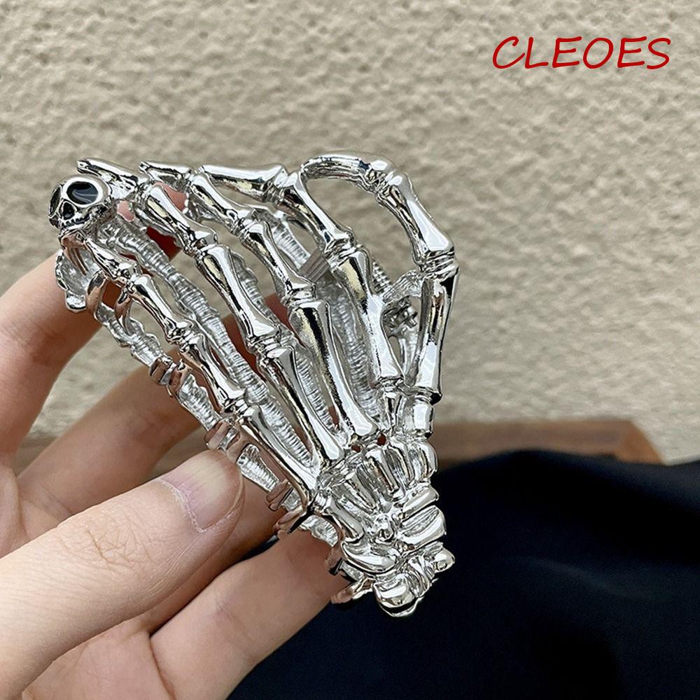 Kẹp Tóc Lớn Hình Đầu Lâu / Móng Vuốt Phong Cách Punk Cho Nữ|Kẹp Tóc Thiết Kế Xinh Xắn Thời Trang Cho Nữ