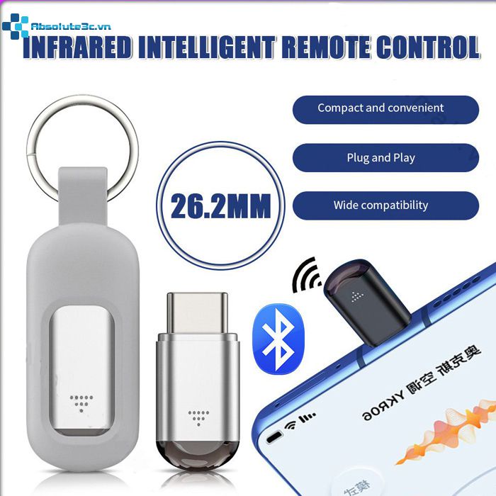 Thiết Bị Hồng Ngoại Điều Khiển Từ Xa Không Dây Cho iPhone / Micro USB / Type-C