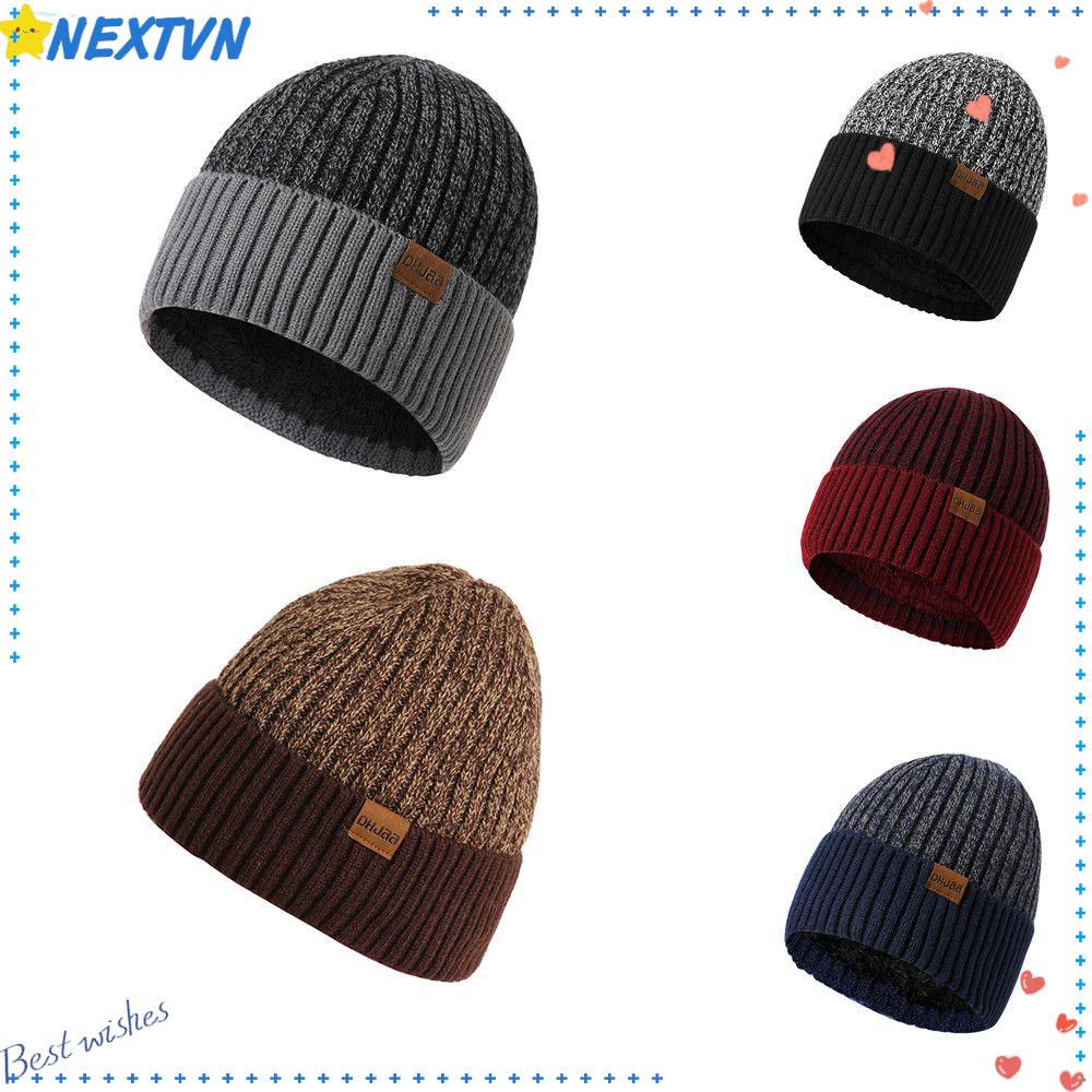 Mũ beanie Hai Lớp Mềm Mại Ấm Áp Thời Trang