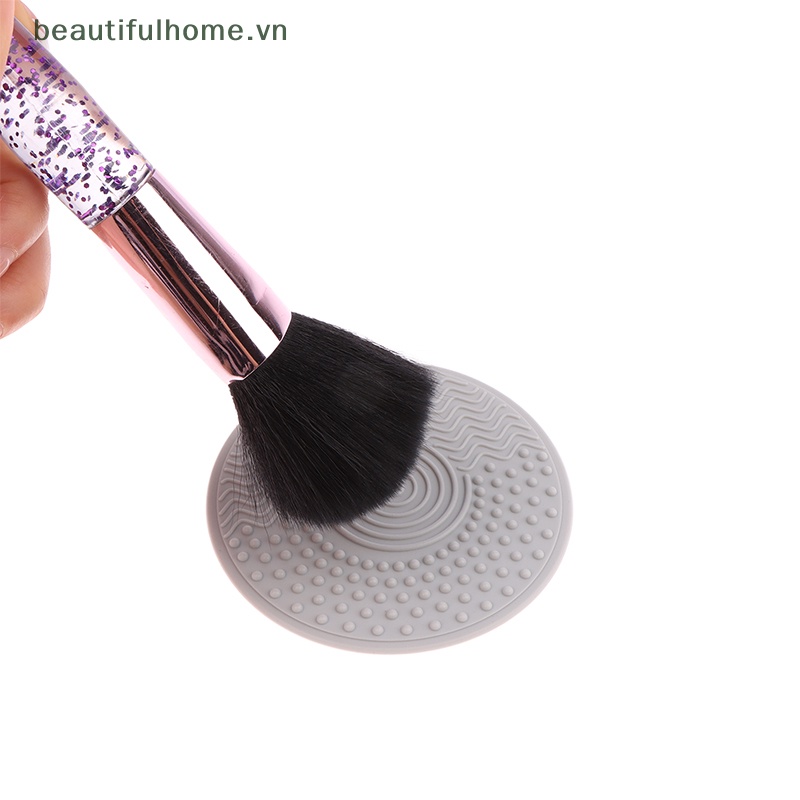 Miếng Silicone Vệ Sinh Cọ Trang Điểm Tiện Dụng