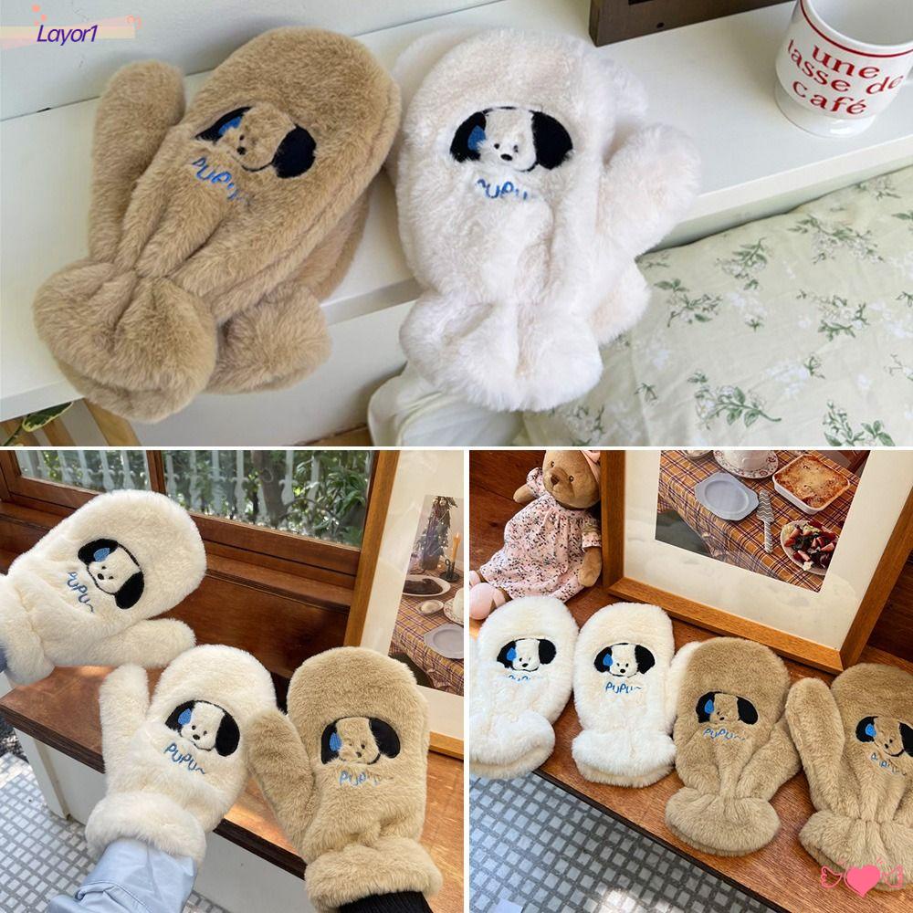 1 Găng Tay Dạng Treo Chống Gió Họa Tiết Hoạt Hình Cho Thú Cưng