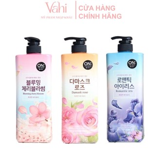 Sữa tắm dưỡng trắng da hương nước hoa On The Body 900ml