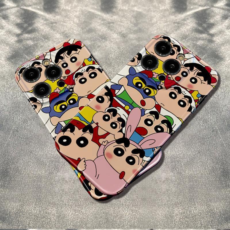 Ốp Điện Thoại Dẻo Họa Tiết Hoạt Hình Shin-Chan Dễ Thương Chống Sốc Cho iPhone12 Maxplus 11 1314pro 6In 78
