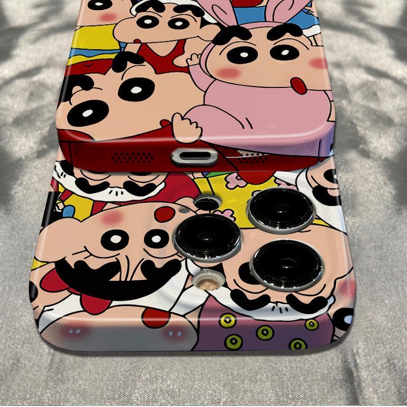 Ốp Điện Thoại Dẻo Họa Tiết Hoạt Hình Shin-Chan Dễ Thương Chống Sốc Cho iPhone12 Maxplus 11 1314pro 6In 78