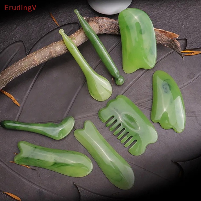 Lược Gua Sha Mát Xa Làm Đẹp Cơ Thể Bằng Nhựa Resin