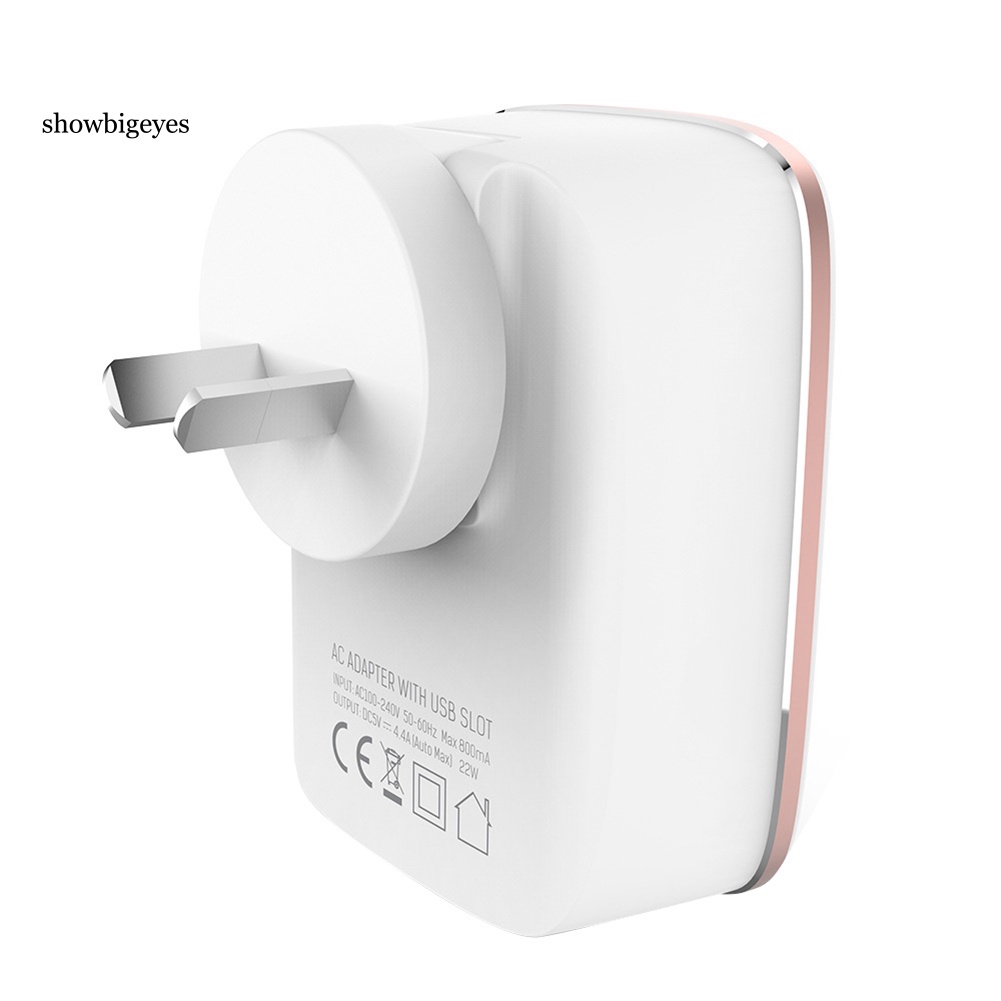 Củ Sạc 4 Cổng USB 4.4A AC Di Động SGES LDNIO A4404